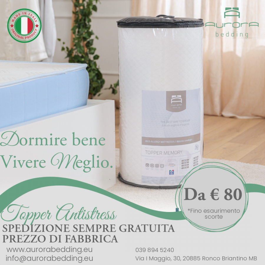 Offerta topper in memory