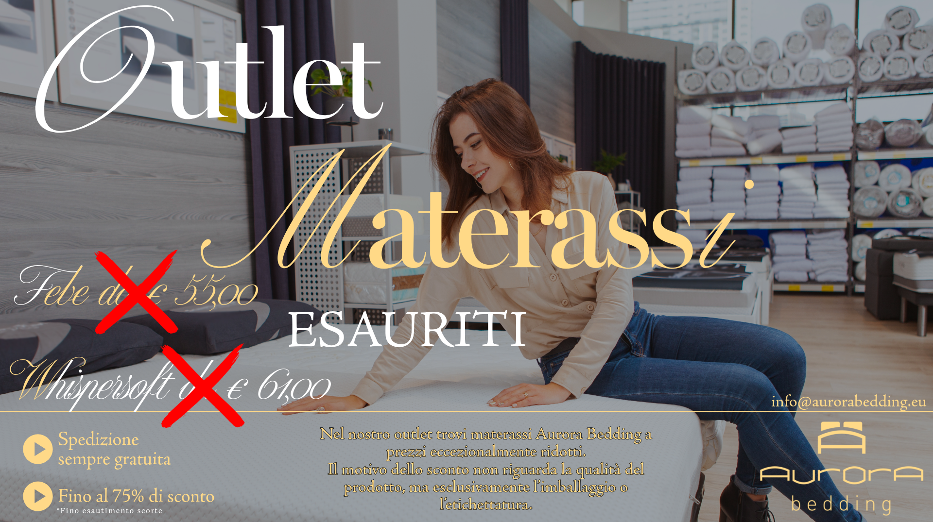 Outlet materassi